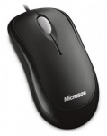 Мышь Microsoft Basic черный оптическая (1000dpi) USB (2but)