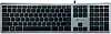 Клавиатура Оклик 890S серый черный USB slim Multimedia (1784239)