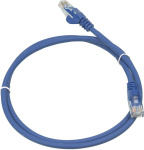 Патч-корд Lanmaster UTP LAN-PC45/U5E-1.0-BL вилка RJ-45-вилка RJ-45 кат.5е 1м синий LSZH (уп.:1шт)