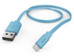Кабель Hama Flat 00173646 Lightning (m) USB A(m) 1.2м синий плоский