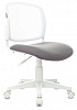 Кресло детское Бюрократ CH-W296NX белый TW-15 сиденье серый Neo Grey сетка ткань крестов. пластик пластик белый
