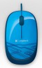 Мышь Logitech M105 синий оптическая (1000dpi) USB (2but)
