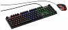 Клавиатура + мышь Оклик GMNG 500GMK клав:серый черный мышь:черный серый USB Multimedia LED (1546797)