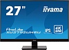 Монитор Iiyama 27" XU2792UHSU-B1 черный IPS LED 16:9 DVI HDMI M M матовая 300cd 178гр 178гр 3840x2160 DisplayPort QHD USB 4.6кг