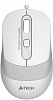 Мышь A4Tech Fstyler FM10S белый серый оптическая (1600dpi) silent USB (4but)