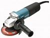 Углошлифовальная машина Makita 9557HN 840Вт 11000об мин рез.шпин.:M14 d=115мм