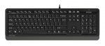Клавиатура A4 FStyler FK10 черный/серый USB