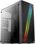 Корпус Aerocool Streak-A-BK-v1 черный без БП ATX 1x80mm 2xUSB2.0 1xUSB3.0 audio