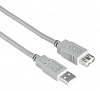 Кабель-удлинитель Hama H-200906 USB Type-A (m) USB Type-A (f) 3м. серый (уп.:10шт) (00200906)