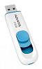 Флеш Диск A-Data 16Gb Classic C008 AC008-16G-RWE USB2.0 белый синий