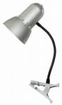 Светильник настольный Трансвит NADEZHDA-PSH/SL на прищепке E27 лампа накаливания серебристый 40Вт