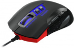 Мышь Оклик GMNG XM004 черный/красный оптическая (12800dpi) USB для ноутбука (8but)