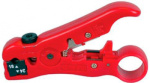 Инструмент Hyperline HT-352A для зачистки кабеля UTP (упак:1шт) красный
