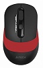 Мышь A4 Fstyler FG10 черный красный оптическая (2000dpi) беспроводная USB (4but)