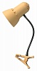 Светильник настольный Трансвит NADEZHDA-PSH YEL на прищепке E27 лампа накаливания ванильный 40Вт