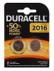 Батарея Duracell DL CR2016 CR2016 (2шт)