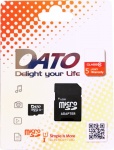 Флеш карта microSDHC 8Gb Class10 Dato DTTF008GUIC10 w/o adapter