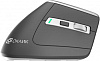 Мышь Оклик 991MW серый оптическая (2400dpi) silent беспроводная BT Radio USB для ноутбука (7but)