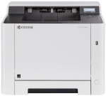 Принтер Kyocera Ecosys P5026cdw, цветной лазерный A4, 26 стр/мин, 1200x1200 dpi, 512 Мб, дуплекс, Post Script, USB, Ethernet, Wi-Fi, картридер, ЖК-панель
