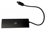 Разветвитель USB-C Digma HUB-4U2.0-UC-B 4порт. черный