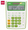 Калькулятор настольный Deli E1238 GRN зеленый 12-разр.