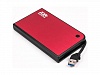 Внешний корпус для HDD SSD AgeStar 3UB2A14 SATA II пластик алюминий красный 2.5"