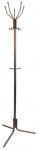 Вешалка напольная Исток ВНП34 медный антик основание крестовина наконечники черный крючки двойные сталь