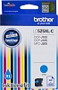Картридж струйный Brother LC525XLC голубой (1300стр.) для Brother DCP-J100 J105 J200