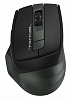 Мышь A4 Fstyler FB35 зеленый черный оптическая (2000dpi) беспроводная BT Radio USB (6but)