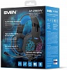 Наушники с микрофоном Sven AP-U980MV черный синий 2.2м мониторные оголовье