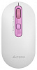 Мышь A4Tech Fstyler FG20 Sakura белый розовый оптическая (2000dpi) беспроводная USB (4but)