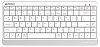 Клавиатура A4Tech Fstyler FBK11 белый серый USB беспроводная BT Radio slim
