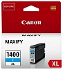 Картридж струйный Canon PGI-1400XLC 9202B001 голубой (1200стр.) для Canon Maxify МВ2040 2340