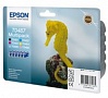 Картридж струйный Epson T0487 C13T04874010 6цв. набор для Epson St Ph R200 300 500 600