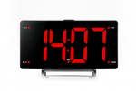 Радиобудильник Hyundai H-RCL246 черный LCD подсв:красная часы:цифровые FM