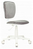Кресло детское Бюрократ CH-W204NX серый Light-19 крестов. пластик пластик белый