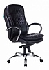 Кресло руководителя Бюрократ T-9950 BLACK-PU сиденье черный искусственная кожа крестовина хром