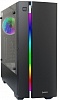 Корпус ExeGate EVO-9201 Black-RGB light, ATX, без БП, с окном, 2*USB+1*USB3.0, HD Audio
