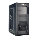 Корпус Miditower Exegate CP-603 Black, ATX, <без БП>, 2*USB+2*USB3.0, Audio