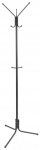 Вешалка напольная Исток ВНП25 черный основание крестовина наконечники черный крючки двойные сталь