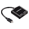 Адаптер аудио-видео Hama H-54510 HDMI (f) Micro HDMI (m) 0.2м. черный (00054510)