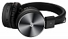 Гарнитура накладные Digma BT-12 черный беспроводные bluetooth (оголовье)