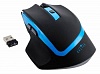 Мышь Oklick 630LW черный голубой оптическая (1600dpi) беспроводная USB (5but)
