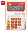 Калькулятор настольный Deli E1122 OR оранжевый 12-разр.