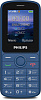 Мобильный телефон Philips E2101 Xenium синий моноблок 2Sim 1.77" 128x160 Thread-X GSM900 1800 MP3 FM microSD max32Gb