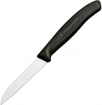 Нож кухонный Victorinox Swiss Classic (6.7403) стальной для овощей лезв.80мм прямая заточка черный