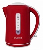 Чайник электрический Starwind SKG1021 1.7л. 2200Вт красный серый (корпус: пластик)