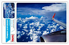 Коврик для мыши Buro BU-R51748 рисунок самолет 220x180x2мм