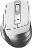 Мышь A4Tech Fstyler FG35S серебристый белый оптическая (2000dpi) silent беспроводная USB (6but)