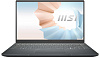 Ноутбук MSI Modern 14 B11MOU-636RU Core i5 1155G7 8Gb SSD512Gb Intel Iris Xe graphics 14" IPS FHD (1920x1080) Windows 10 dk.grey WiFi BT Cam